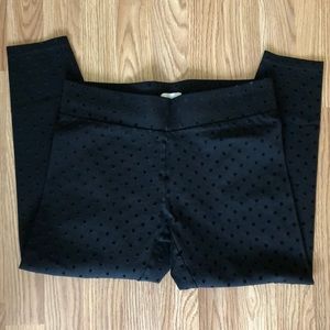 Loft Black Capri Pants Size Medium